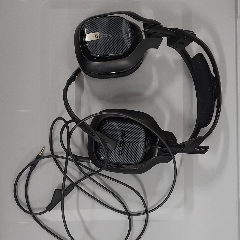 ASTRO Gaming A40 TR Headset for Playstation 4 PS4 PS3 PC Black Brown Tested work